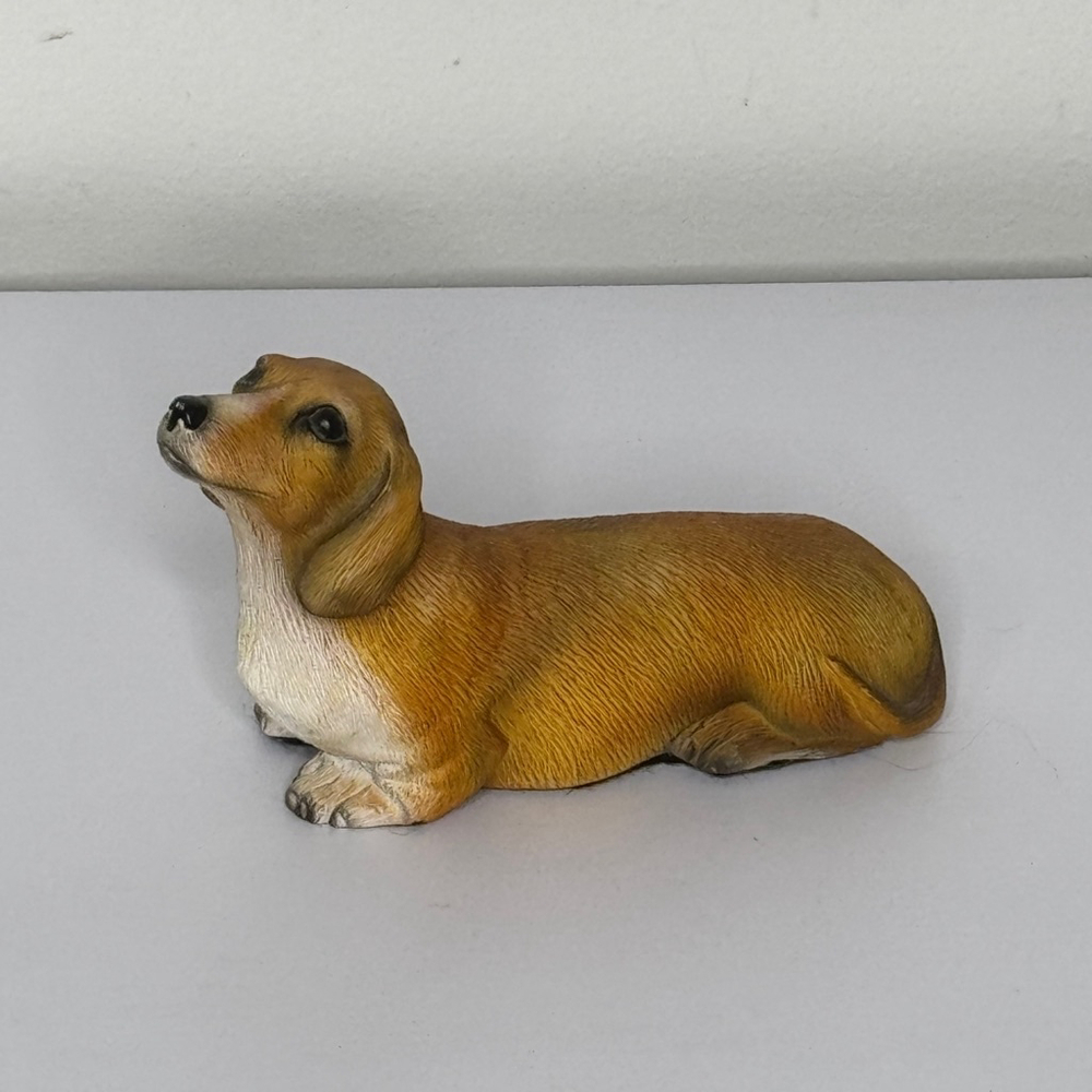 Vintage 1983 George Good 7" Dachshund Figurine